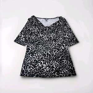 Kenneth Kole Reaction Womens Blouse Multicolor Size Small Polyester Blend